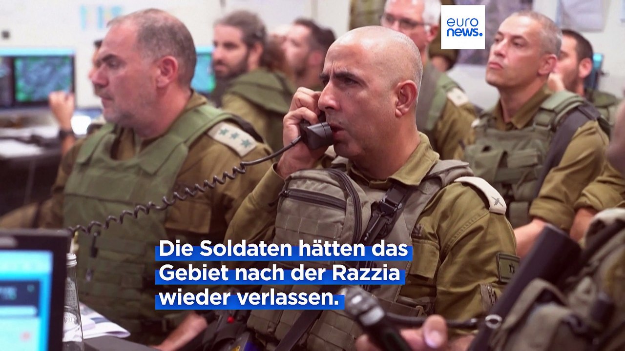 Israel führte 'gezielte Operationen' mit Panzern in Gaza durch