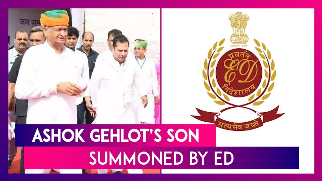 Vaibhav Gehlot Receives ED Summons Ashok Gehlot’s Son To Be Questioned