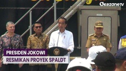 Resmikan Proyek SPALDT di Palembang, Presiden Jokowi: Pertama di Indonesia