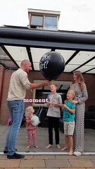 Family Balloon Gender Reveal | Exciting Moment for Siblings || Heartsome 