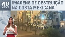 Paula Nobre explica impactos do furacão Otis em Acapulco; México ainda contabiliza estragos