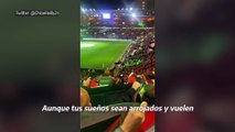 La afición del Celtic desafía al club y llena su estadio de banderas de Palestina en su partido contra el Atlético de Madrid