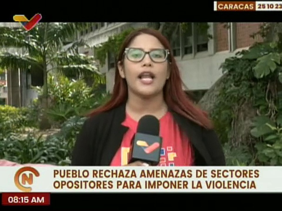 Venezolanos rechazan de manera categórica amenazas de sectores opositores que imponen la violencia