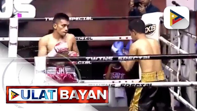 Pinoy boxer John Michael Zulueta, nadepensahan ang kaniyang ABF Light Flyweight title sa Thailand