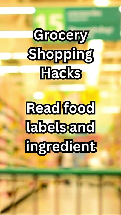 Choose products that align with your dietary goals. #NutritionFacts #Labels