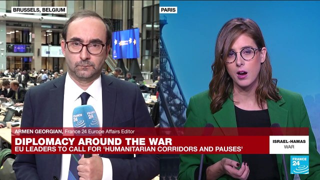 EU leaders set to call for Gaza 'humanitarian corridors', discuss Ukraine at Brussels summit
