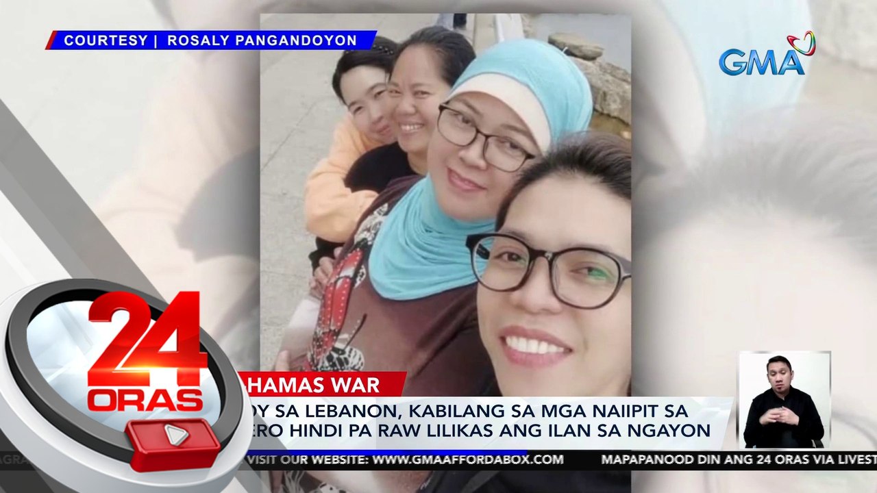 Mga Pinoy sa Lebanon, kabilang sa mga naiipit sa giyera pero hindi pa raw lilikas ang ilan sa ngayon | 24 Oras