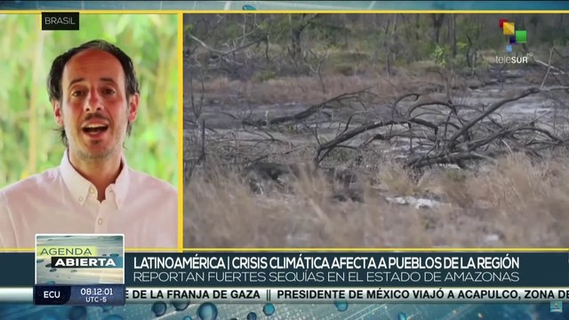 El río Amazonas vive su peor sequía en décadas