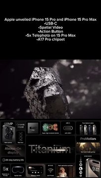 Apple Unveils iPhone 15 Pro and iPhone 15 Pro Max: A Revolution in Smartphone Technology
