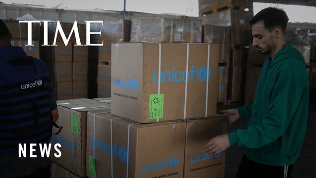 Medical Supplies and Other Humanitarian and Sanitation Qquipment Delivered to Hospitals Around Gaza