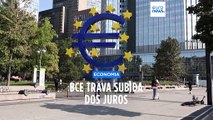 Banco Central Europeu trava subida das taxas de juro