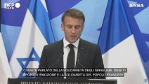 Israele, Macron: 