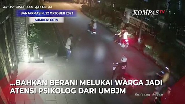 Banjarmasin Dibuat Geger, Gara-gara Ulah Geng Motor yang Serang Warga dengan Senjata Tajam