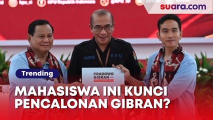Bukan Jokowi atau Koalisi, Mahasiswa Ini Kunci Pencalonan Prabowo-Gibran?