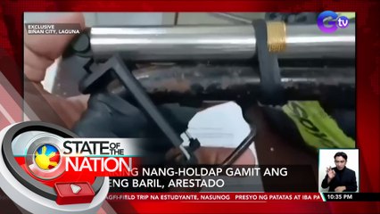 Lalaking nang-holdap gamit ang pekeng baril, arestado. | SONA