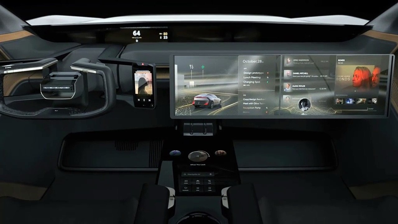 Concept-car Lexus LF-ZC (Intérieur)