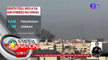 Residential building sa Gaza City, tinamaan ng air strike ng Israel. | SONA