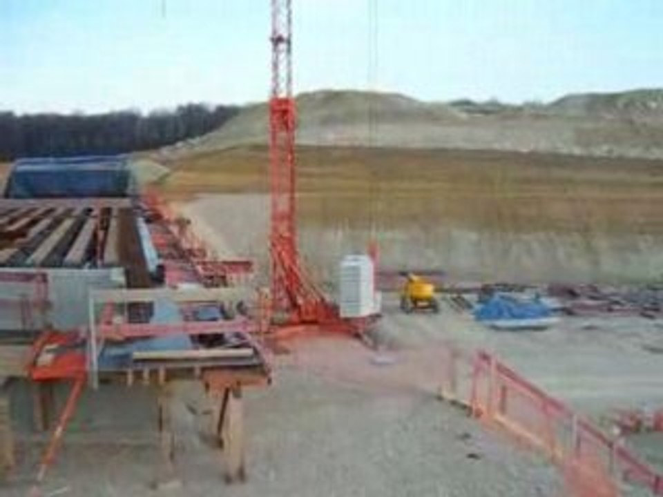 2008 Mars - LGV Rhin-Rhône - site de la gare de Meroux