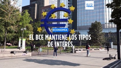 EL BCE mantiene los tipos de interés en el 4,5 % después que la inflación bajara