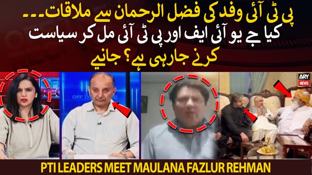 PTI leaders meet Fazal ur Rehman - Are JUIF and PTI going to do politics together?