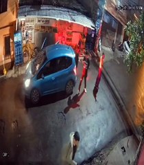 Así asaltaron un mercadito en Tegucigalpa