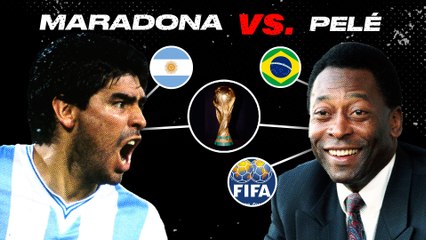 Pele and Diego Maradona beefed over who was the GOAT