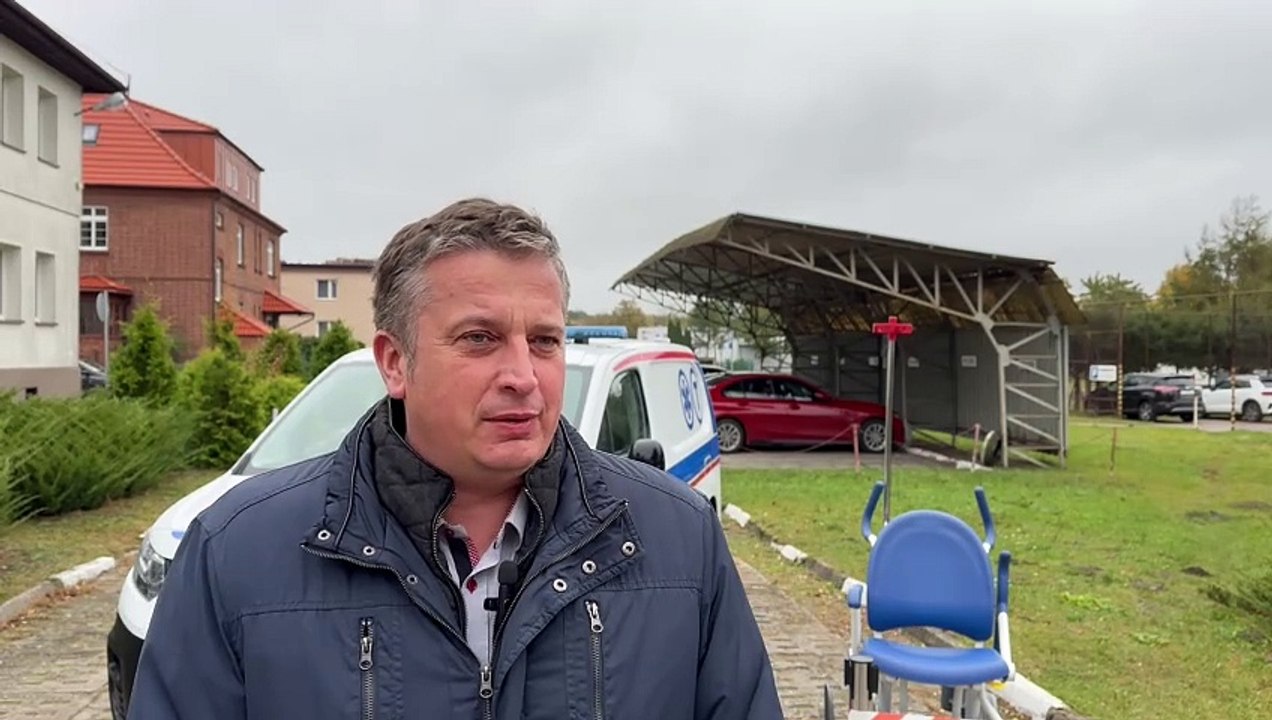 Nowa karetka dla złotowskiego szpitala ze wsparciem Miasta Złotów