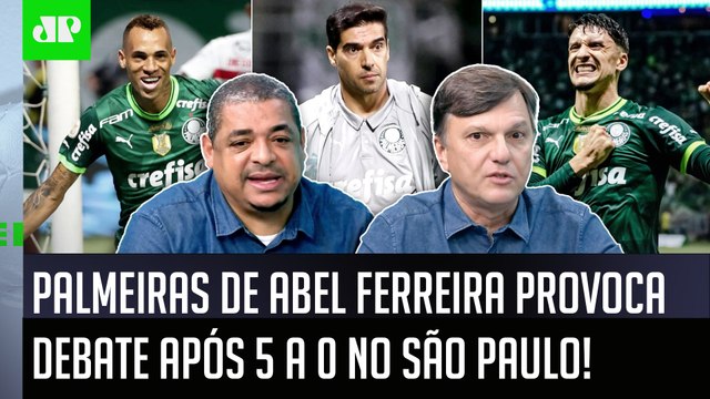 ISSO ME CHAMA A ATENÇÃO! O que PARECE é que o Palmeiras às vezes... VEJA DEBATE após 5 a 0 no SPFC