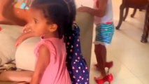 Sisters parade around in home wearing the high heels of Mommy *Wholesome*