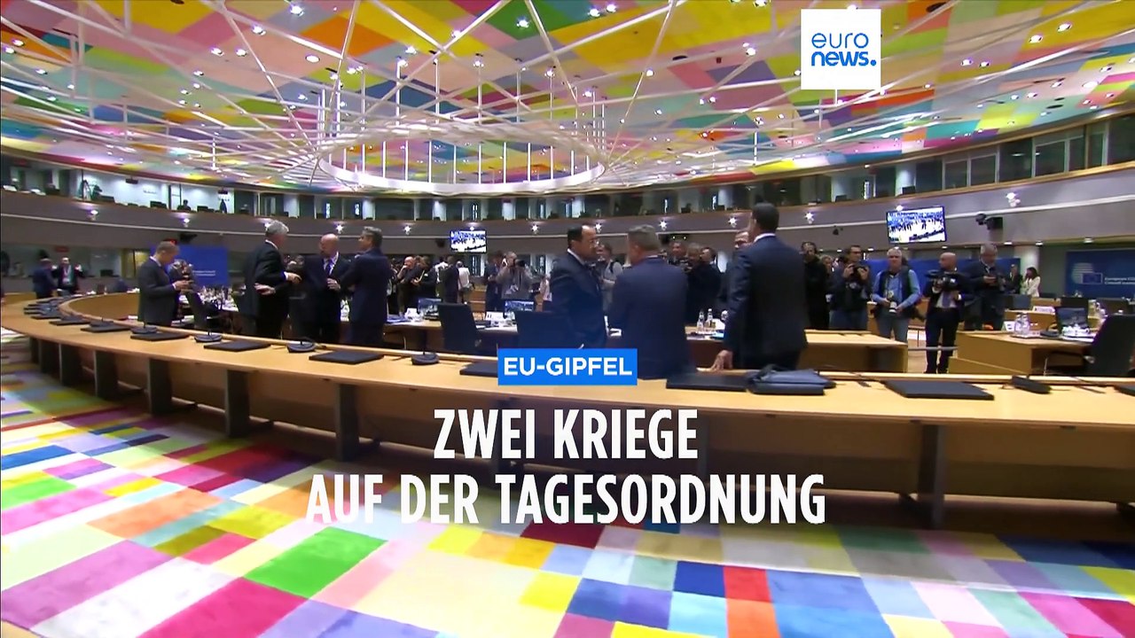 Europas Einigkeit auf dem Prüfstand bei EU-Gipfel mit Ukraine und Israel auf der Agenda