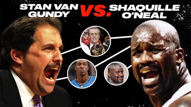 Shaq's beef with Stan Van Gundy exploded when his former coach accused him of flopping