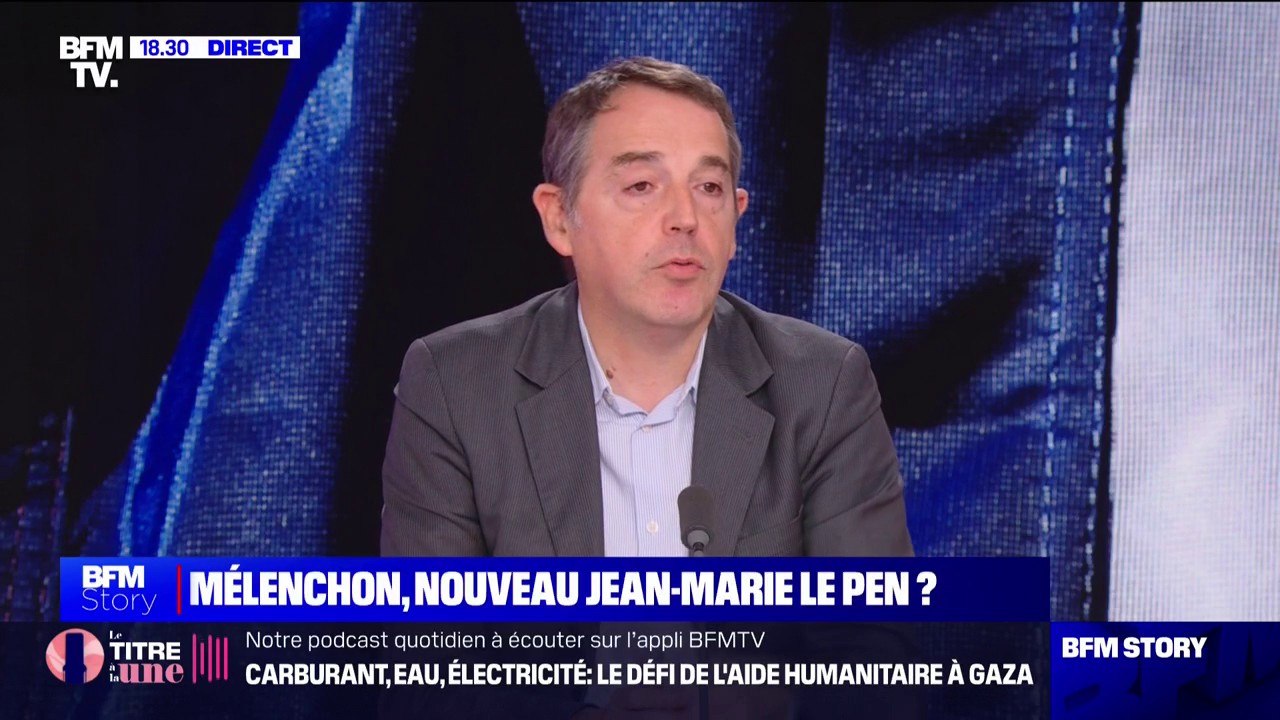 Jérôme Fourquet (sondeur et analyste politique à l'IFOP): "Marine Le Pen se pose comme bouclier de la communauté juive" alors que "Jean-Luc Mélenchon joue à plein la carte de l'antisystème et de la conflictualité"