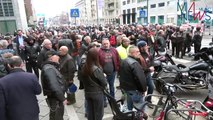 Milano, la manifestazione delle moto Euro 0 e Euro 1
