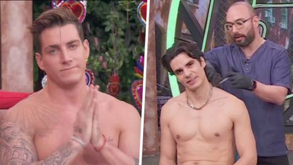 Agustín Fernández y Eduardo Barajas se relajaron con un tratamiento de toxina botulínica en vivo