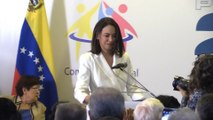 La CNP proclama a María Corina Machado como candidata opositora a la Presidencia de Venezuela
