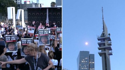 Press conference about Hamas hostages interrupted by air raid sirens