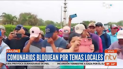 Campesinos de Pailón iniciaron bloqueo, piden 4 puntos