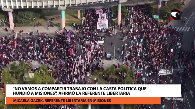 No vamos a compartir trabajo con la casta misionera que hundió a Misiones afirmó referente libertaria en Misiones