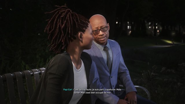 Marvel's Spider-Man 2 : Conversation Grand-père disparu