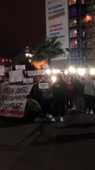 Cevizlibağ Kız Öğrenci Yurdu, Aydın’da asansörün yere çakılmasıyla hayatını kaybeden üniversiteli için eylemdeydi: “Ölmek değil barınmak istiyoruz”