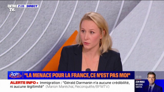 Marion Maréchal (vice-présidente de Reconquête): Je ne défends pas la même ligne que le Rassemblement National