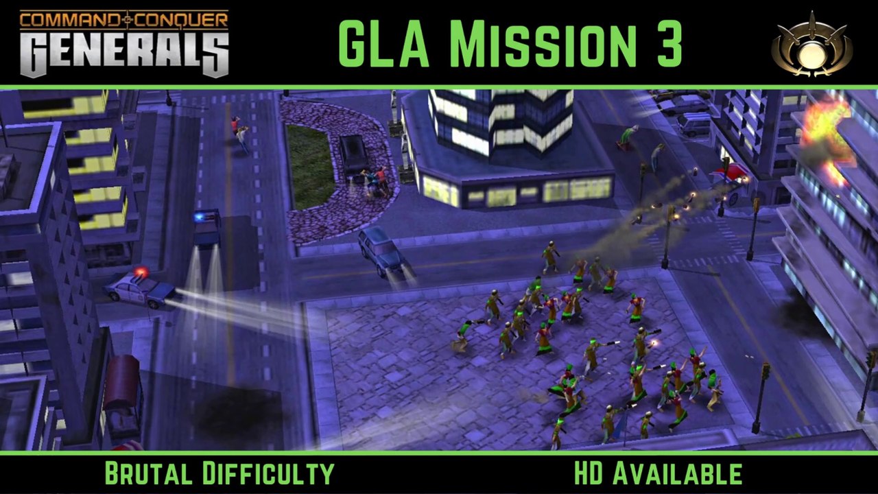How to Beat C&C Generals GLA Mission 3: Astana City - Brutal - HD