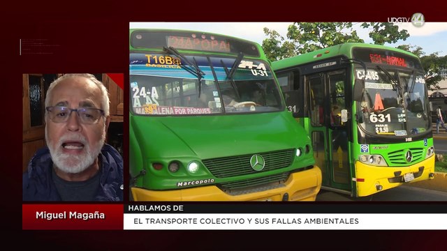 El transporte colectivo y sus fallas ambientales: Miguel Magaña