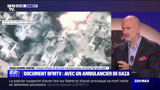 Guillaume Ancel (ancien officier de l’Armée française): Israël se retrouve dans un piège. Le Hamas l'a emmené [à Gaza] pour qu'on puisse lui reprocher la manière dont les dommages sont essentiellement supportés par une population civile