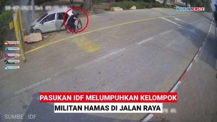 Tentara Israel Libas Pasukan Hamas di kibbutz