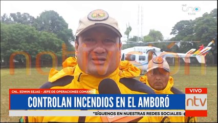 Controlan incendios en el Parque Nacional Amboró