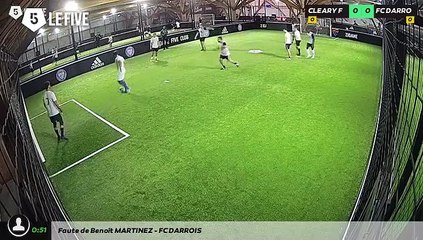 Faute de Benoît MARTINEZ - FC DARROIS