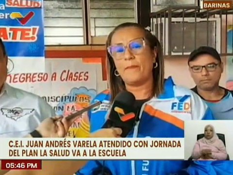 Barinas | Activan Plan la Salud va a la Escuela en los 12 municipios de la entidad
