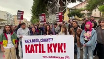 TİP Üyeleri KYK Yurdundaki Asansör Kazasını Protesto Etti