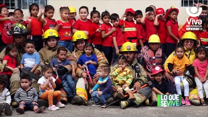 Niños de Estelí viven una experiencia única siendo bomberos por un día